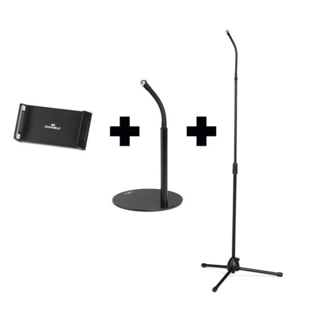 Stojan na tablet TWIST COMBI, čierny_1