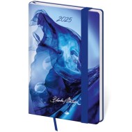 Diár Vario týždenný vreckový A6 9x14 cm s gumičkou Matragi Blue 2026_1