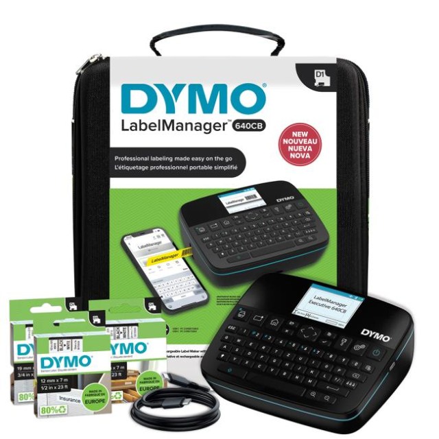 Dymo LM 640 tlačiareň štítkov kufríková sada_1