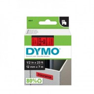 Samolepiaca páska Dymo D1 12 mm červená/čierna_1