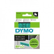 Samolepiaca páska Dymo D1 12 mm zelená/čierna_1