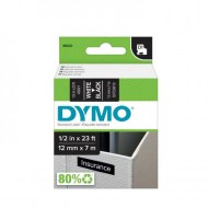 Samolepiaca páska Dymo D1 12 mm čierna/biela_1