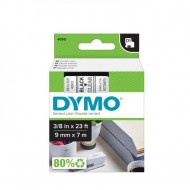 Samolepiaca páska Dymo D1 9 mm číra/čierna_1