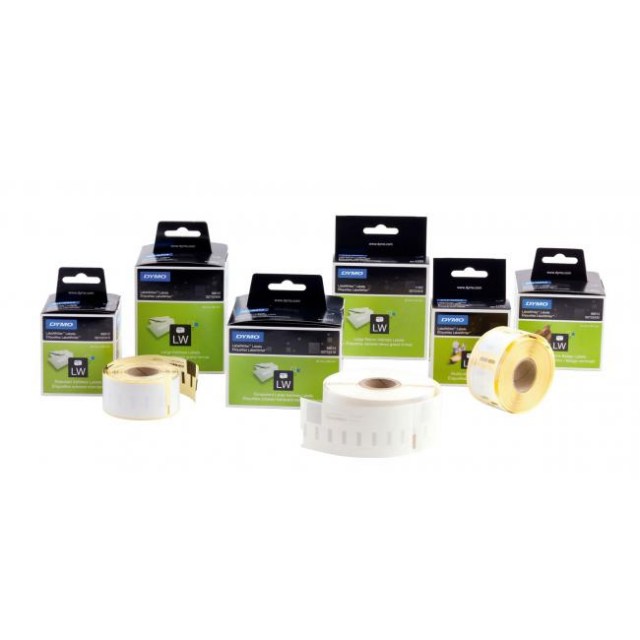 Samolepiace etikety Dymo LW 25x13mm viacúčelové biele_1
