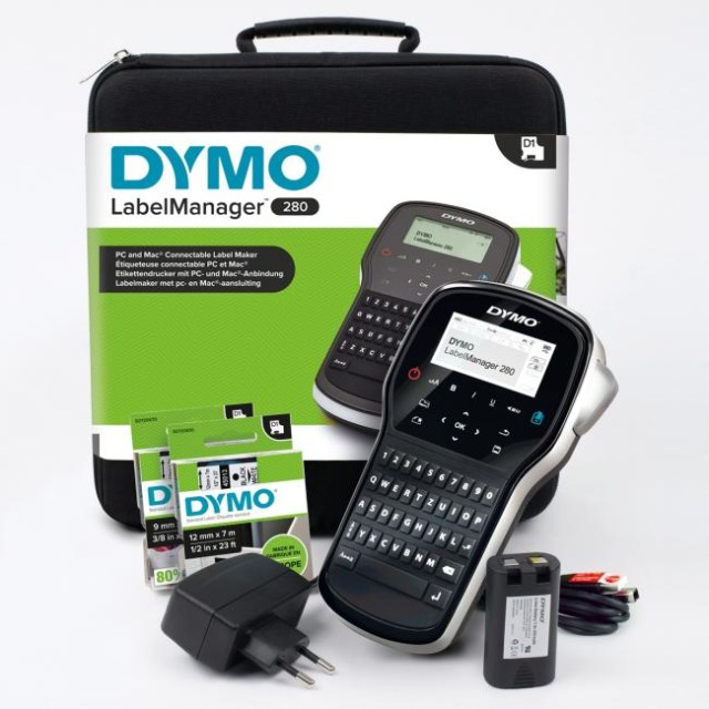 Dymo LM 280 tlačiareň štítkov kufríková sada_1