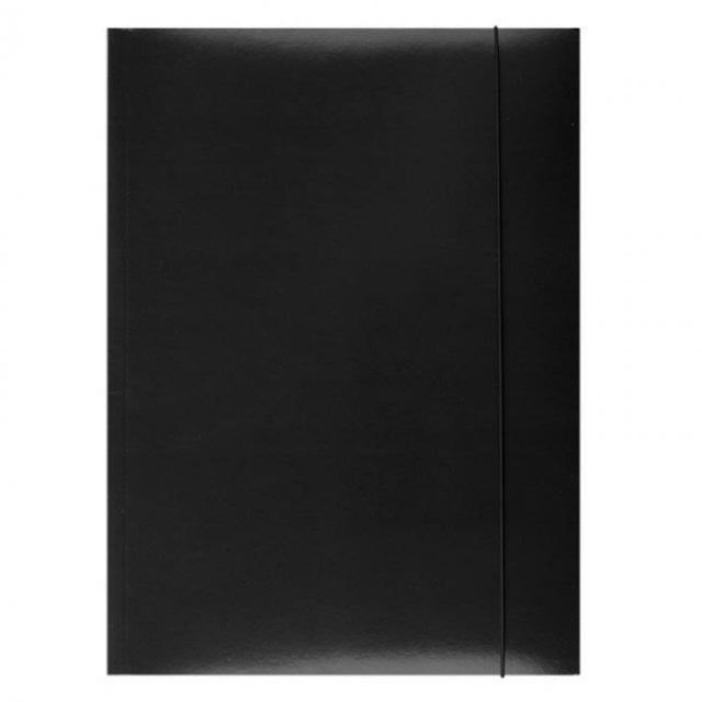 Kartónový obal s gumičkou Office Products čierny_1