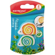 Guma univerzálna KEYROAD Snail 3ks blister mix farieb_1
