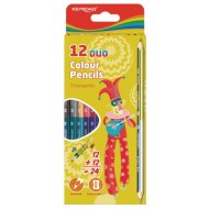 Ceruzkové pastelky KEYROAD dvojité 24 farieb_1
