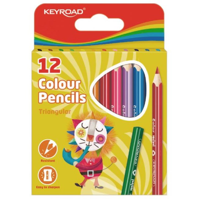 Farbičky KEYROAD Mini 12 farieb_1