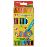 Olejové pastelky KEYROAD 12 farieb_1