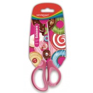 Školské nožnice KEYROAD Tatto Soft blister mix farieb_1