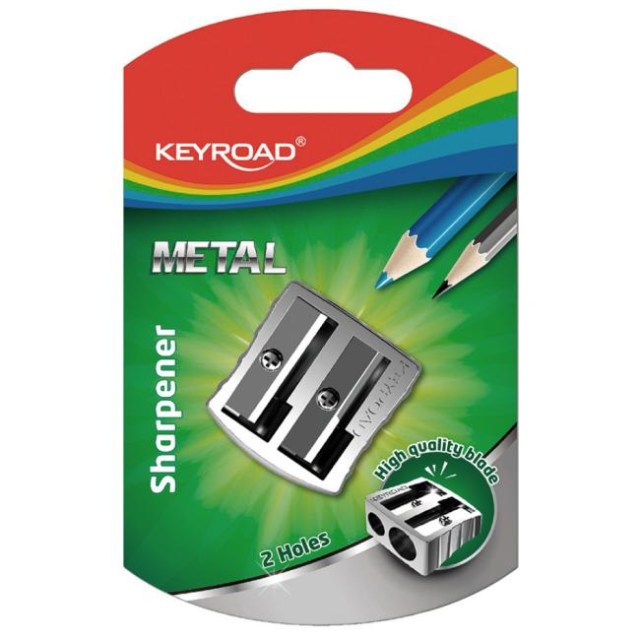 Strúhadlo KEYROAD Metal hliníkové s dvomi otvormi_1