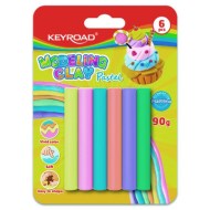 Plastelína KEYROAD 6ks pastel blister mix farieb_1