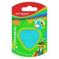 Strúhadlo KEYROAD plastové s dvomi otvorm blister mix farieb_1