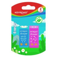 Guma KEYROAD Animal 2ks blister čierna_1