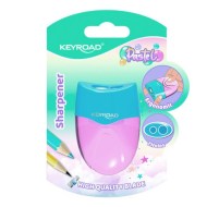 Strúhadlo KEYROAD plastové s dvomi otvormi blister mix farieb_1