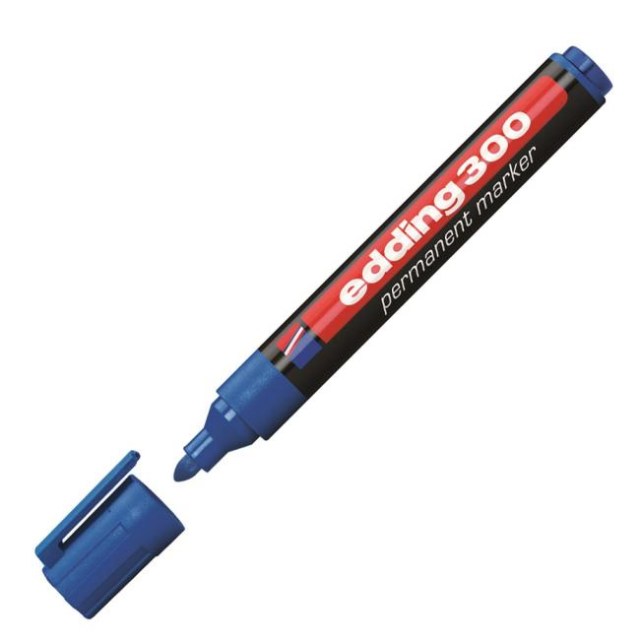Permanentný popisovač edding 300 modrý_1