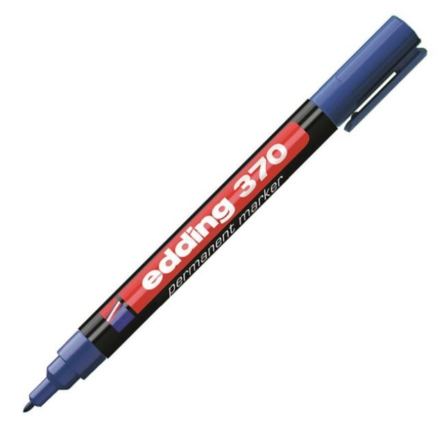 Permanentný popisovač edding 370 modrý_1