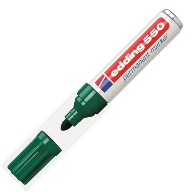 Permanentný popisovač edding 550 zelený_1