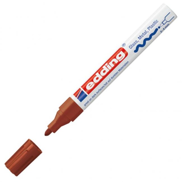 Lakový popisovač edding 750 hnedý_1