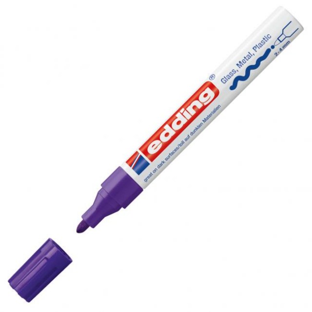 Lakový popisovač edding 750 fialový_1
