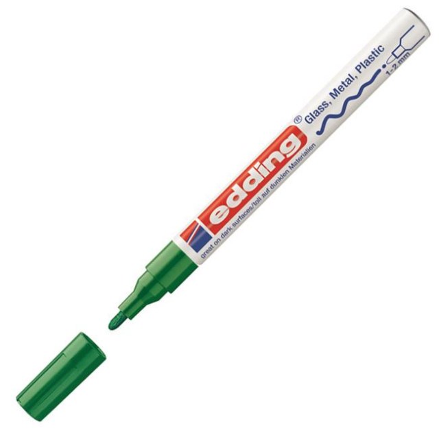 Lakový popisovač edding 751 zelený_1
