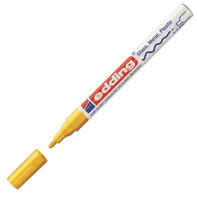 Lakový popisovač edding 751 žltý_1