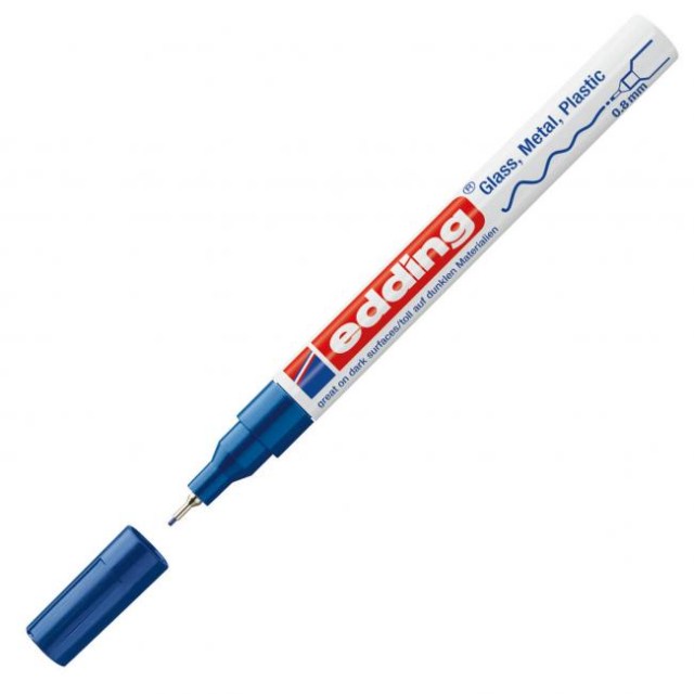Lakový popisovač edding 780 modrý_1