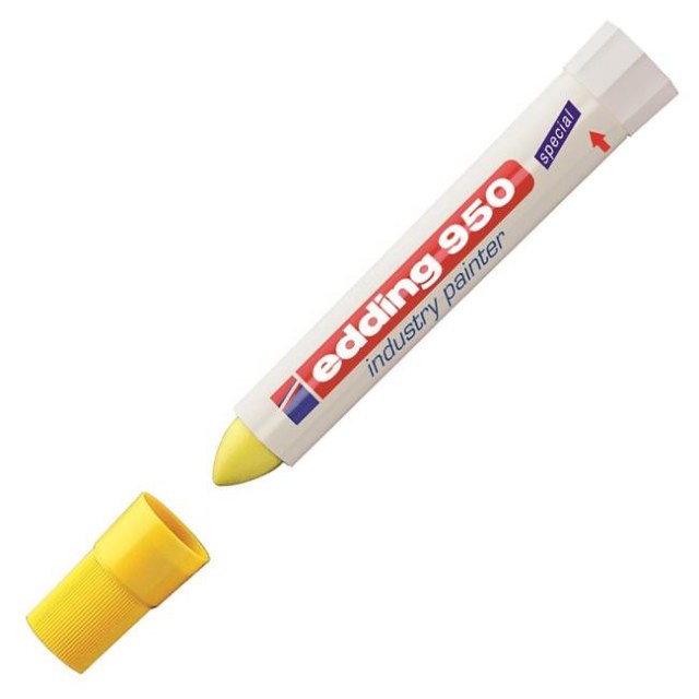 Priemyselný voskový popisovač edding 950 žltý_1