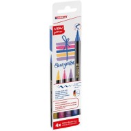 Sada popisovačov edding 1340/4S glitter, pastelové farby, vláknový hrot_1
