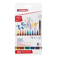 Sada popisovačov edding 1340/10S glitter, základné farby, vláknový hrot_1