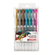 Sada gélových rollerov edding 2185/7S metalické farby_1