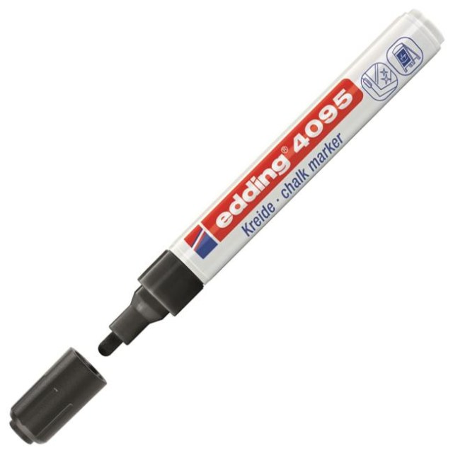 Kriedový popisovač edding 4095 čierny_1