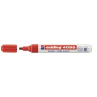 Kriedový popisovač edding 4095 červený_1