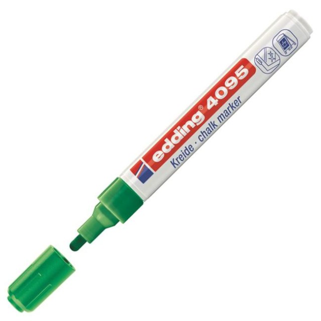 Kriedový popisovač edding 4095 zelený_1