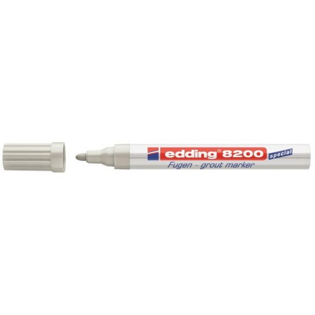 Popisovač na špáry edding 8200 strieborno-sivý v BL_2