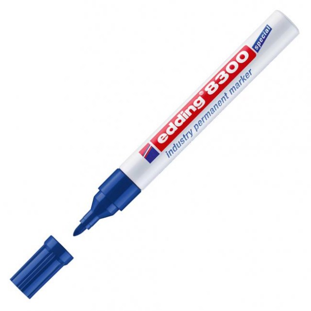 Priemyselný permanentný popisovač edding 8300 modrý_1