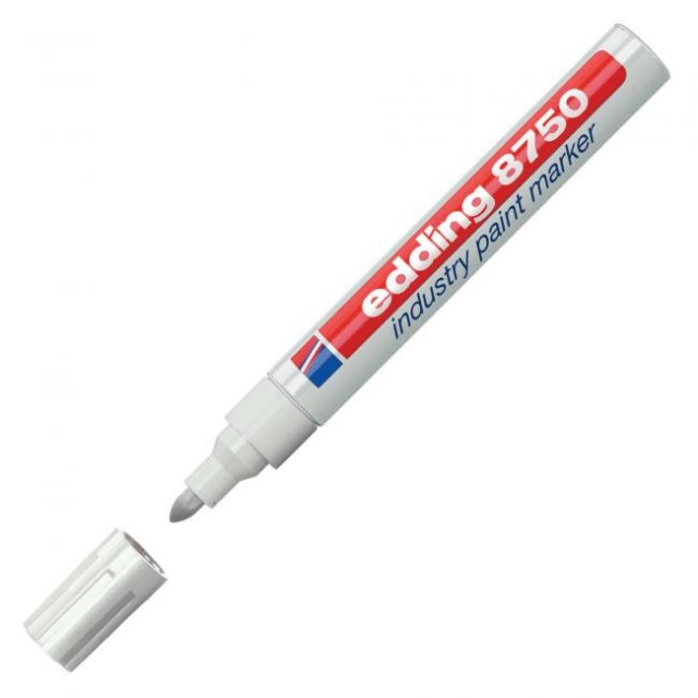 Priemyselný lakový popisovač edding 8750 biely_1