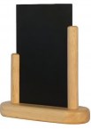 Stolný stojanček s tabuľkou 10x15 cm, malý,  lakovaný, plain_1