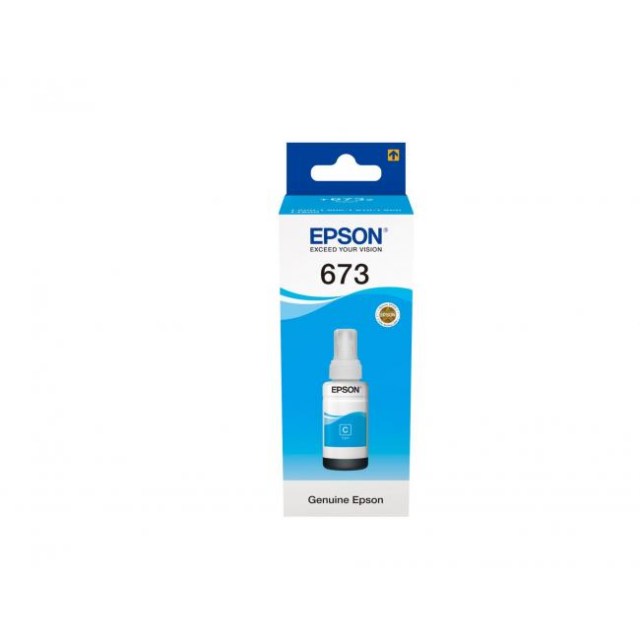 Atramentová náplň Epson C13T67324A cyan pre L800/L805/L850/L1800 (70 ml)_1