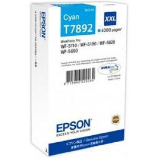 Atramentová náplň Epson C13T789240 cyan XXL pre WF-5620/5690/5190/5000 (4.000 str.)_1