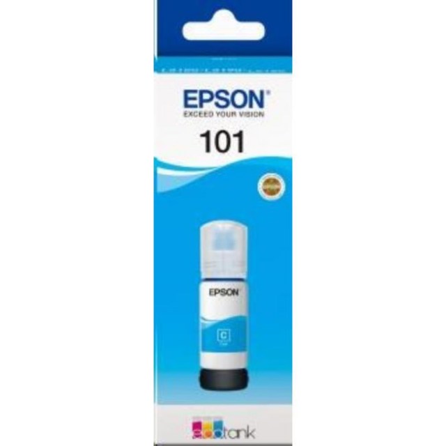 Atramentová náplň Epson ecoTANK 101 cyan C13T03V24A pre L4150/4160/6160/6170 (6.000 str.)_