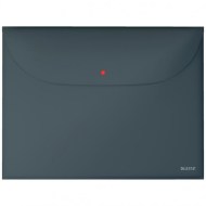 Plastový obal A4 s cvočkom Leitz Cosy zamatovo šedá 3 ks_1