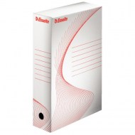 Archívny box Esselte 80mm biely/červený_1