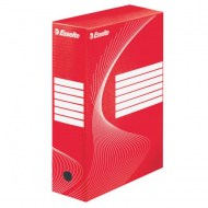 Archívny box Esselte 100mm červený/biely_1