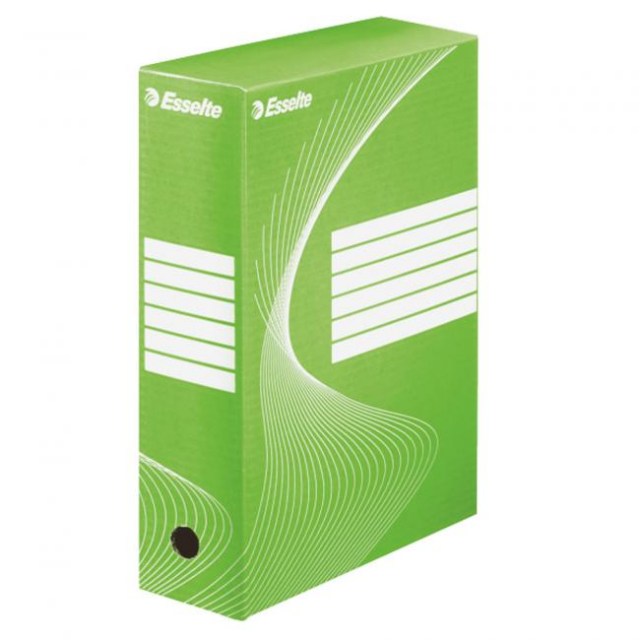 Archívny box Esselte 100mm zelený/biely_1