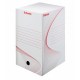 Archívny box Esselte 200mm biely/červený_1