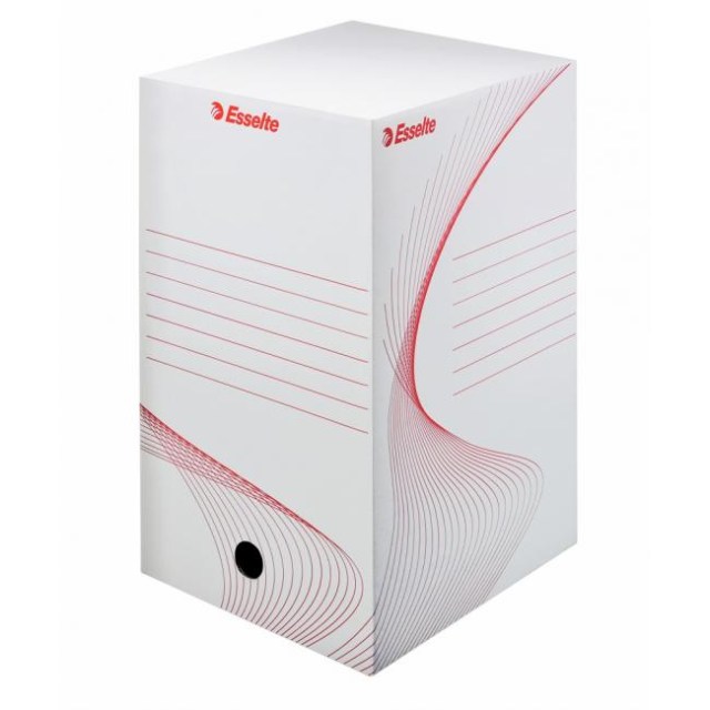 Archívny box Esselte 200mm biely/červený_1
