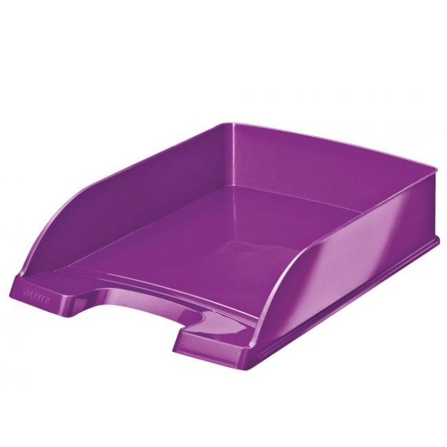 Odkladač Leitz WOW metalický purpurový_1