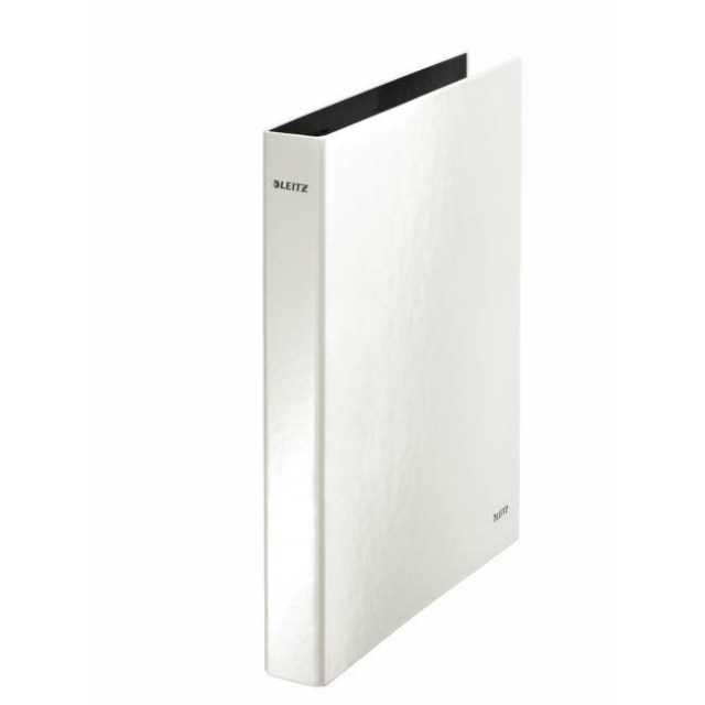 Zakladač 2-krúžkový Leitz WOW celoplastový 4cm perleťovo biely_1